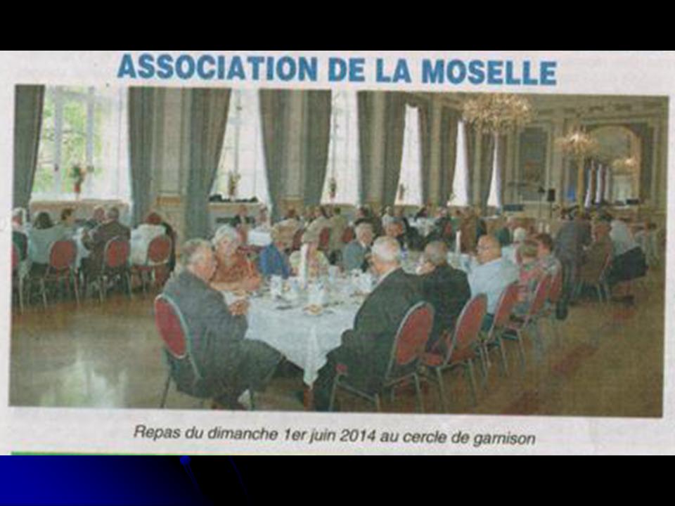 Repas après remise des médailles 1 juin 2014